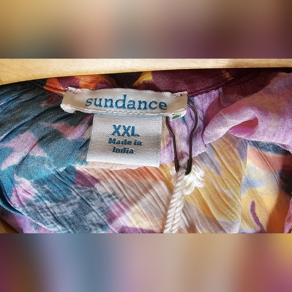 Sundance Cordova Dress Vibrant Boho Festival Midi Size XXL - Picture 13 of 15